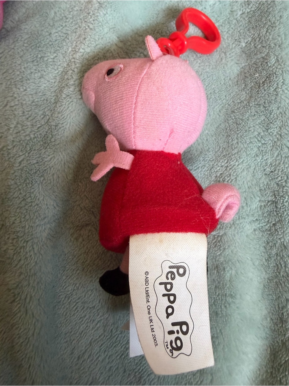 Peppa Pig Plush Keychain - Picture 2 of 2